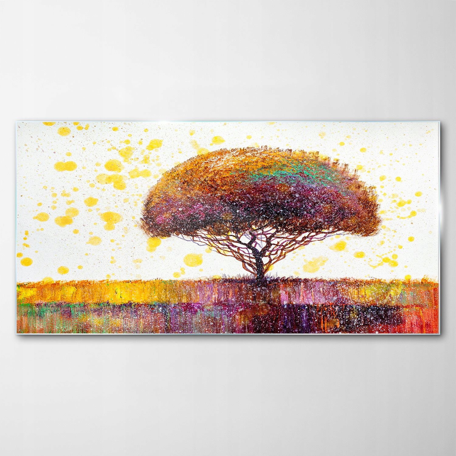 

Hartowany Obraz Szklany Krajobraz Drzewa 120x60