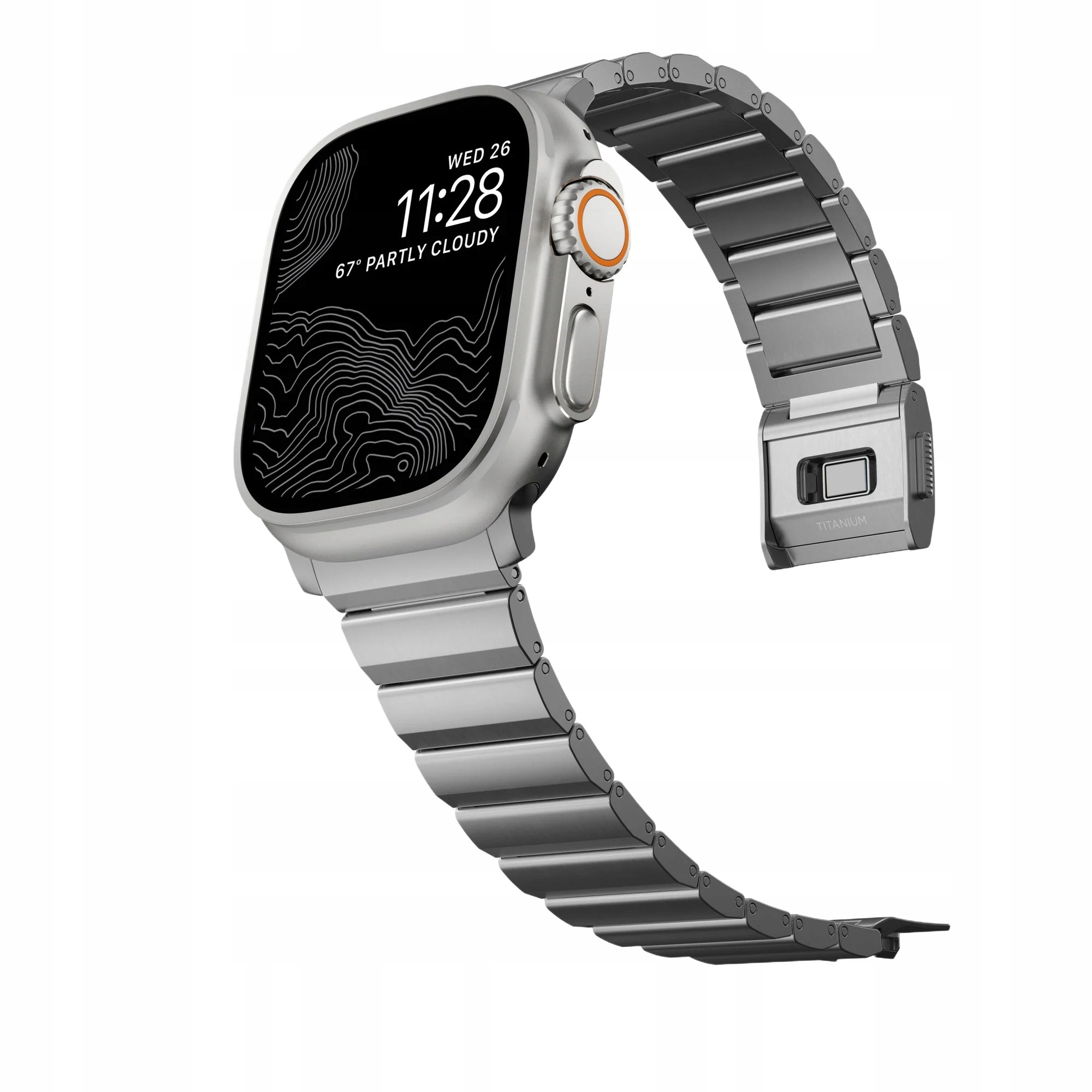Náramok Nomad pre Apple Watch 10/11 Ultra 46/49 mm, z originálneho titánu