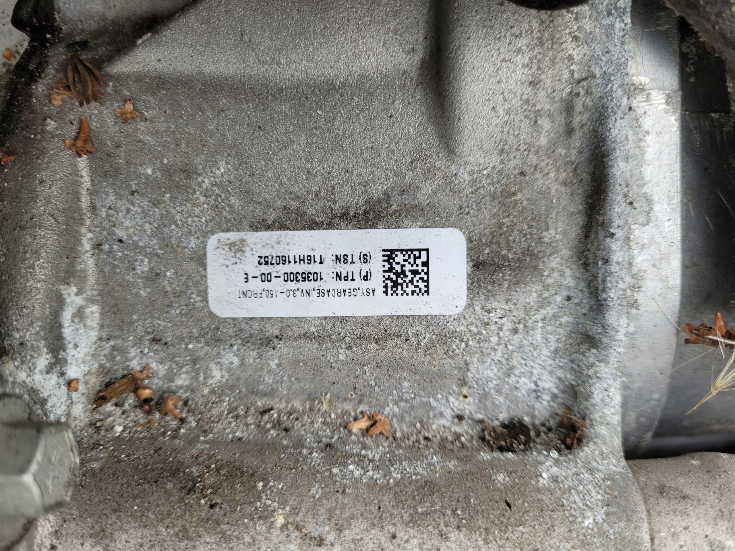 engine electrical TESLA X 1035000-00 complete FV