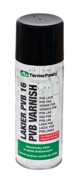 LAKIER PVB 16 400ML IZOLACYJNY do płytek drukowanych