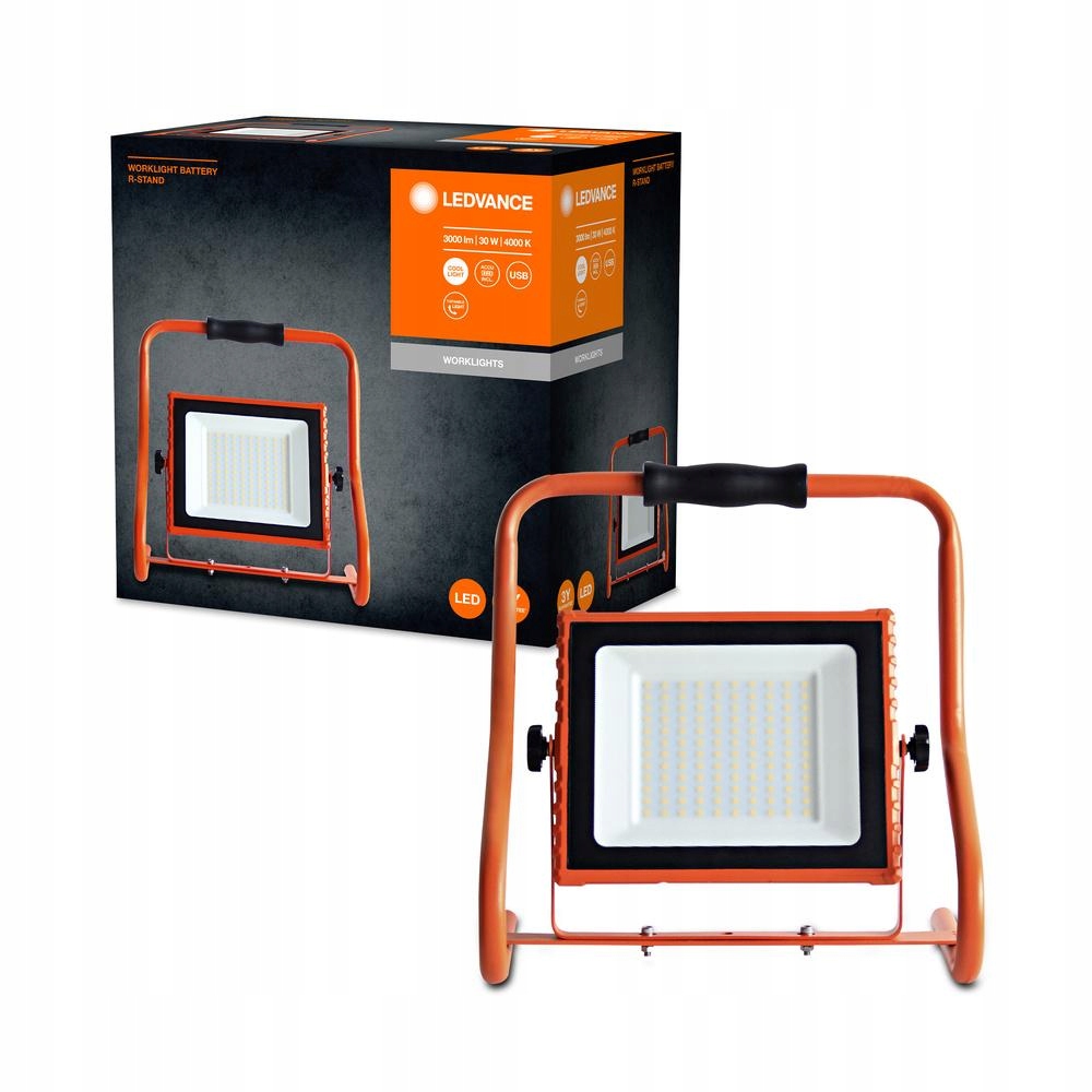 Led zářič 30W 2400lm 4000K IP44 Halogen Pracovní světlo