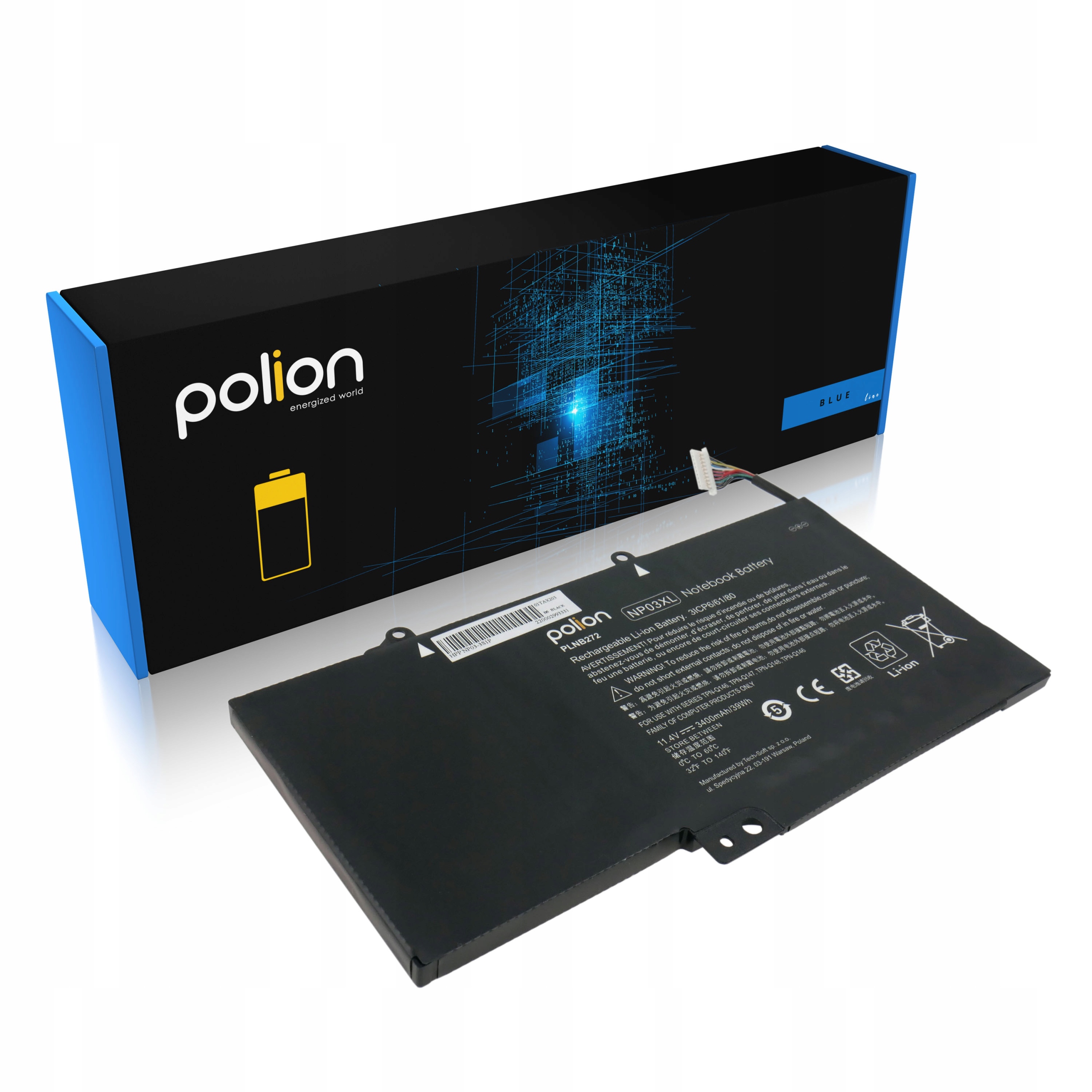 

Bateria NPO3 NP03XL NPO3XL do Hp Pavilion x360