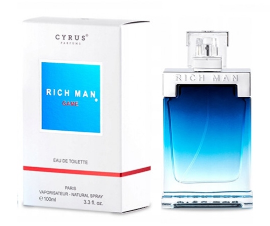 Paris Bleu Rich Man Game 100ml Edt Toaletní voda pro muže