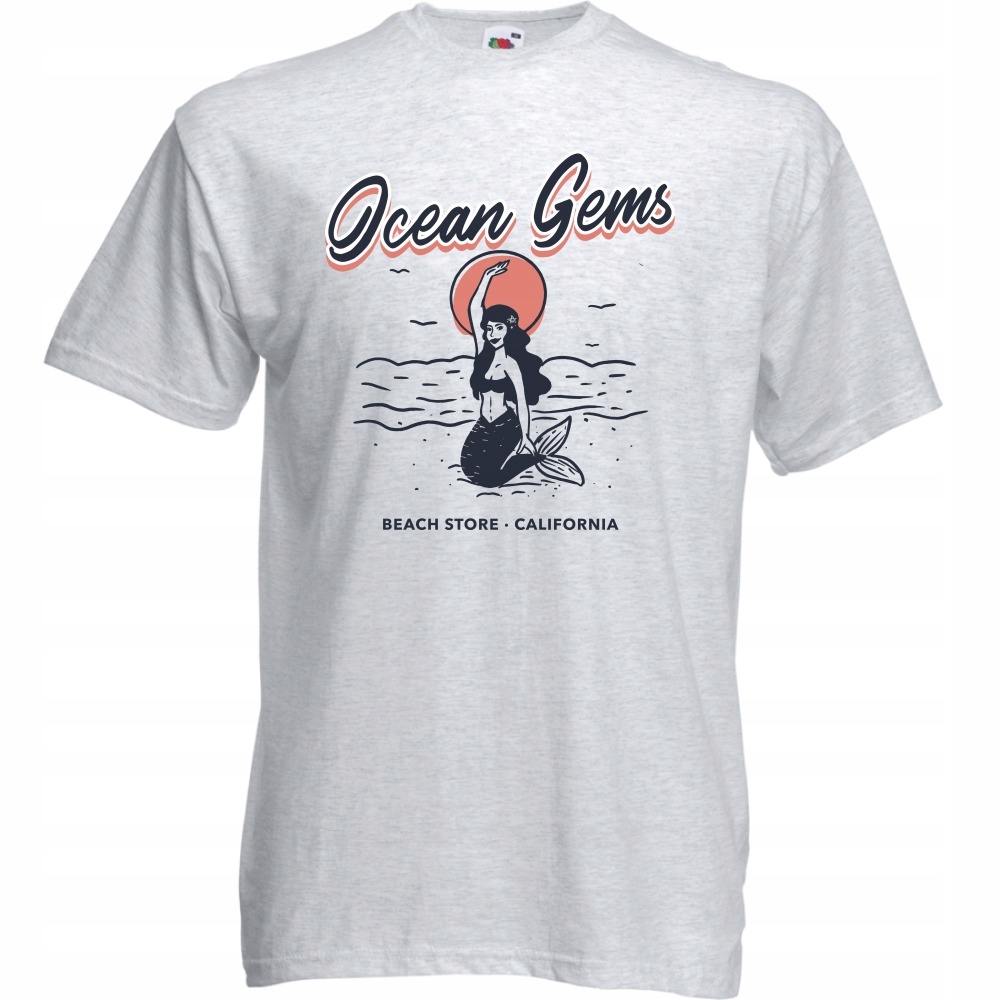 

Koszulka ocean gems syrenka XL ash szara