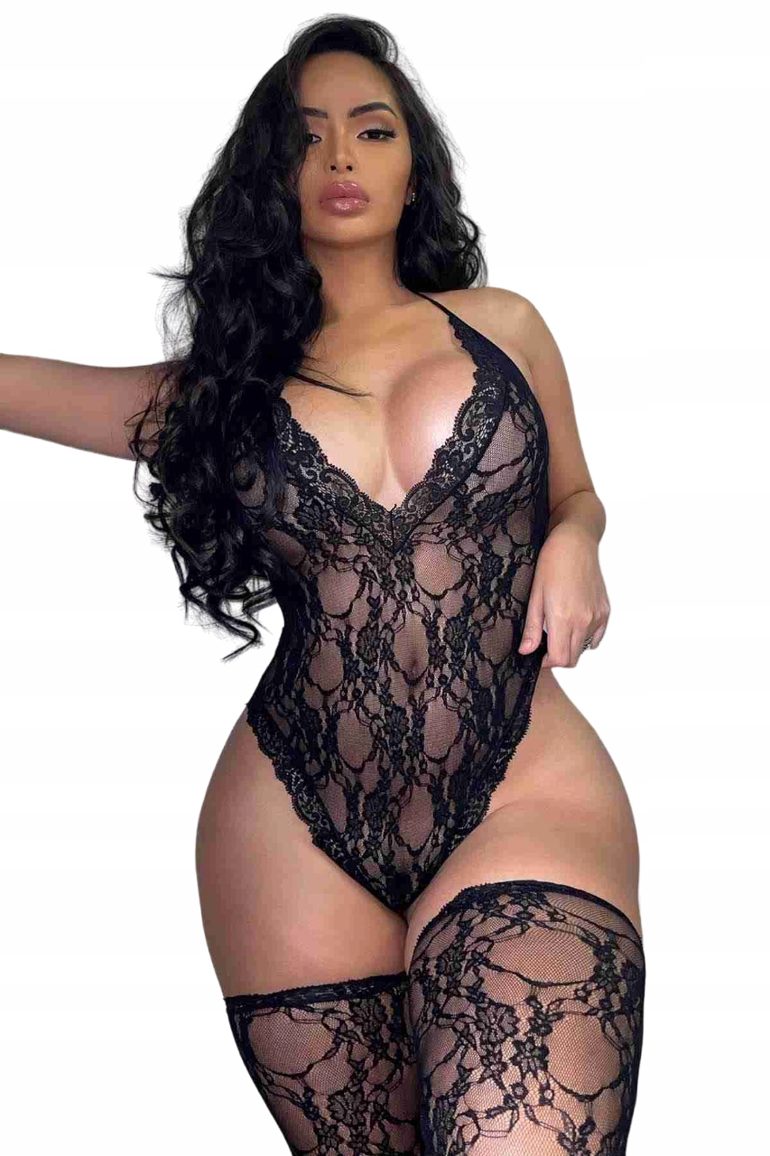 

Sexy bielizna seksowne body i Pończochy komplet