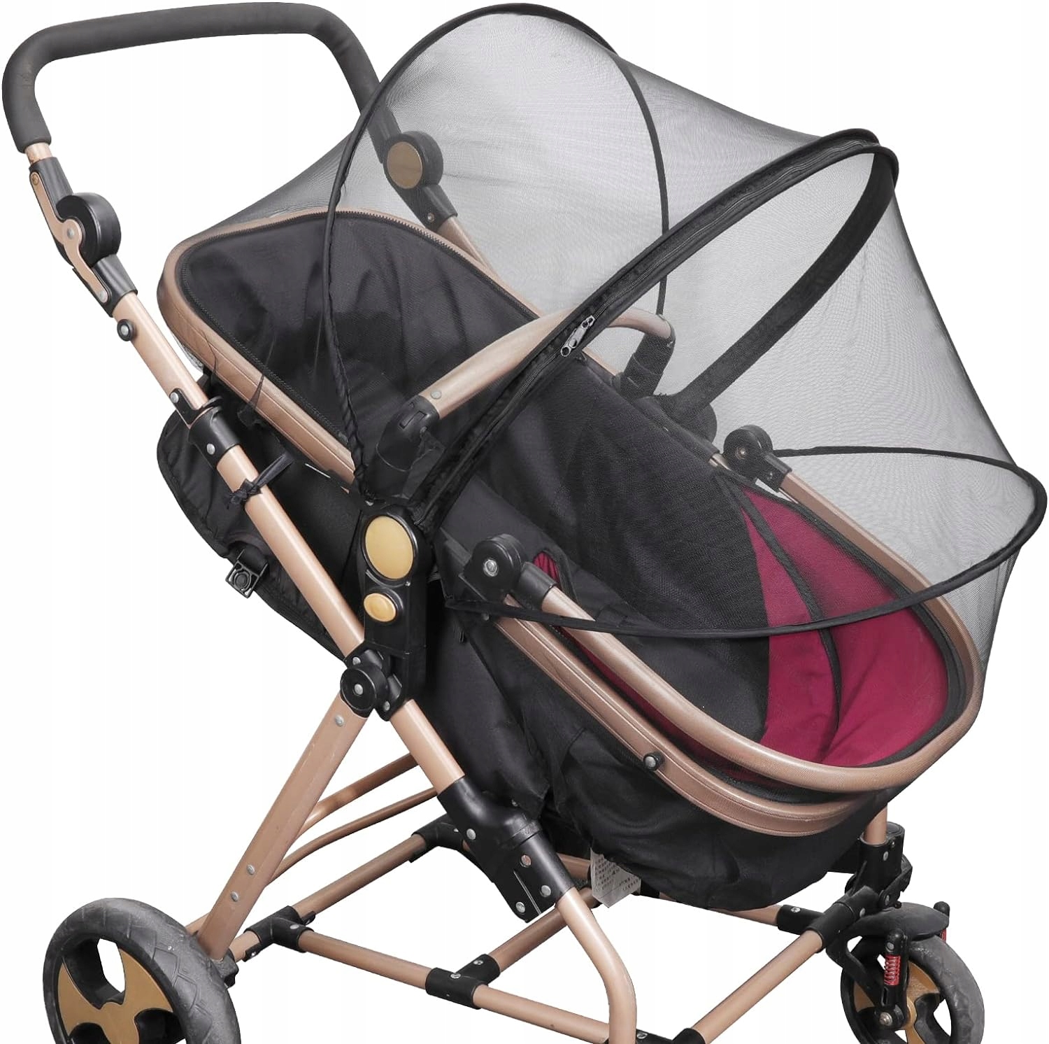 MOSKITIERA DO WÓZKA Z GONDOLĄ Z ZAMKIEM SPACEROWEGO KOŁYSKI UNIWERSALNA