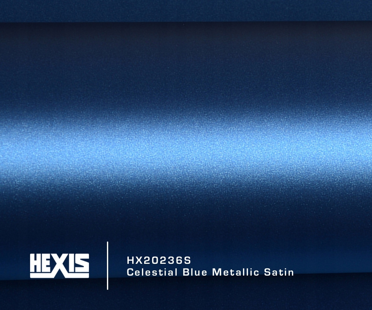 Hx20236s Celestial Blue Met Satin фольга 152 x 50cm