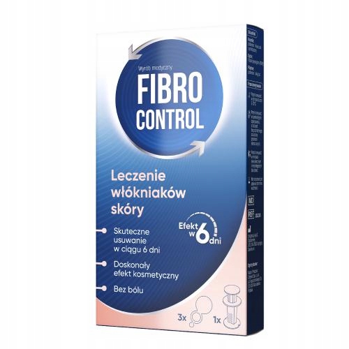 FibroControl, 3 plastry + aplikator, do usuwania włókniaków skóry