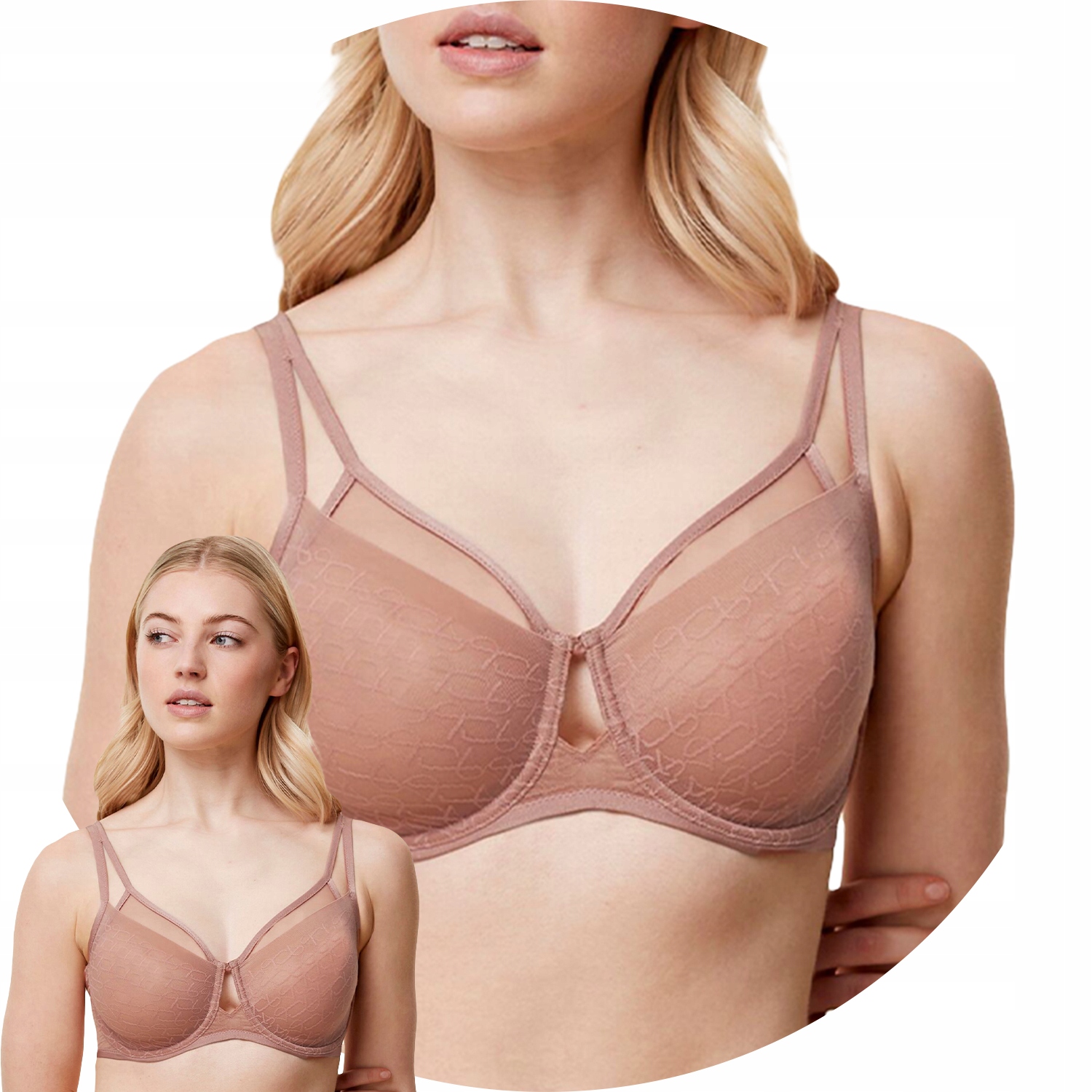 Triumph 10215906 Signature Sheer W01 Ex 6901 béžová 70C Podprsenka Soft