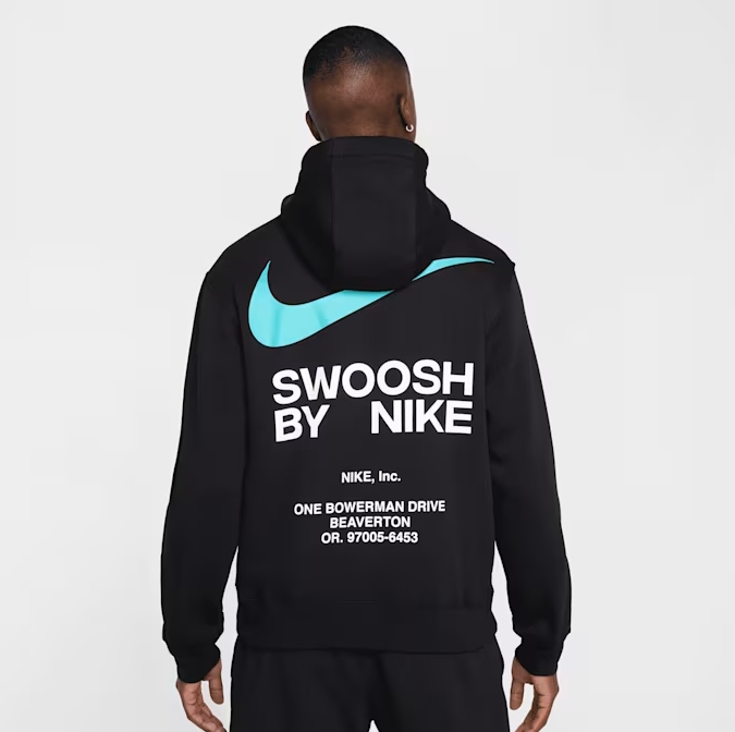 Pánská mikina s kapucí Nike Sportswear Athletic černá IB6480-011 velikost S