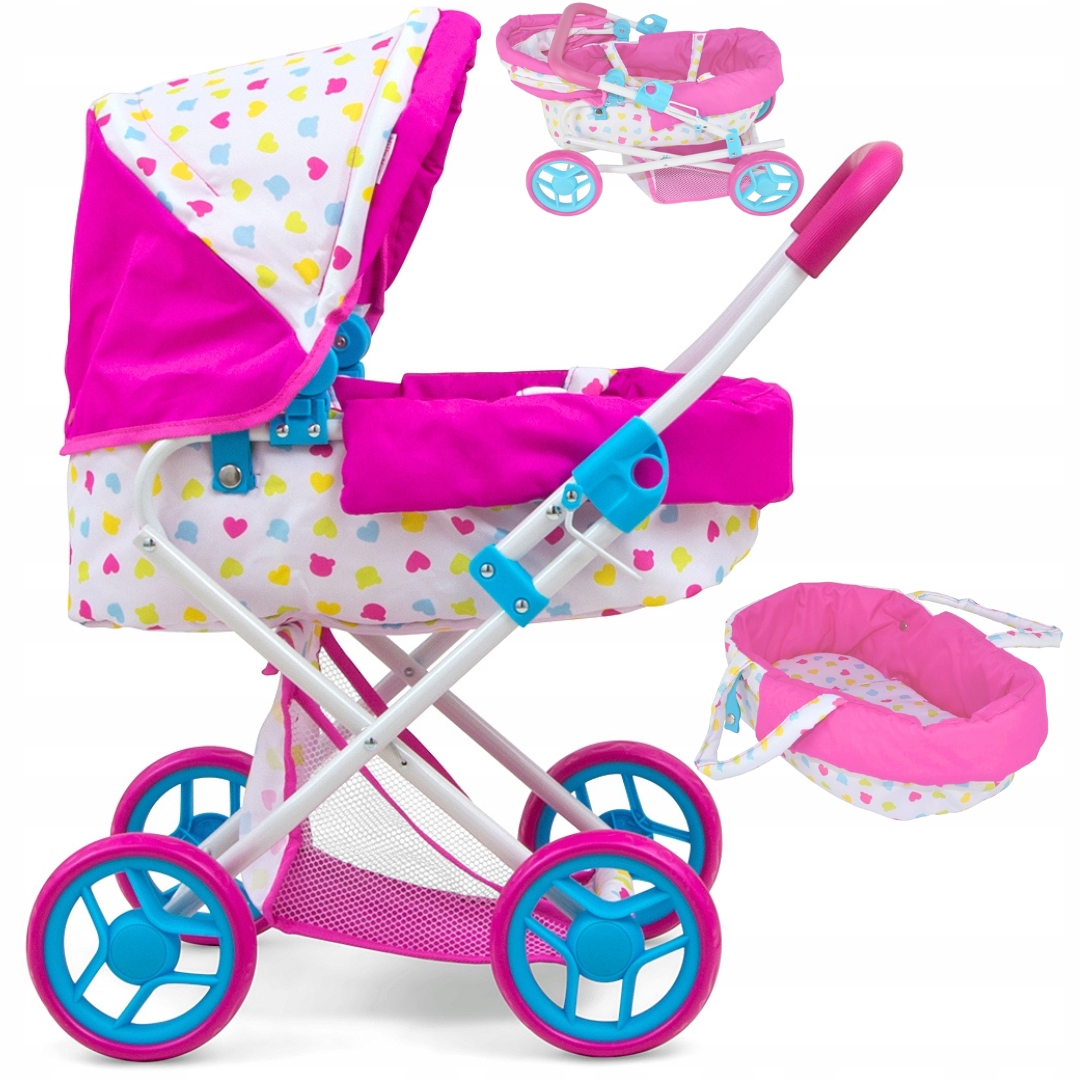 

Wózek dla lalek głęboki Milly Mally Alice Candy