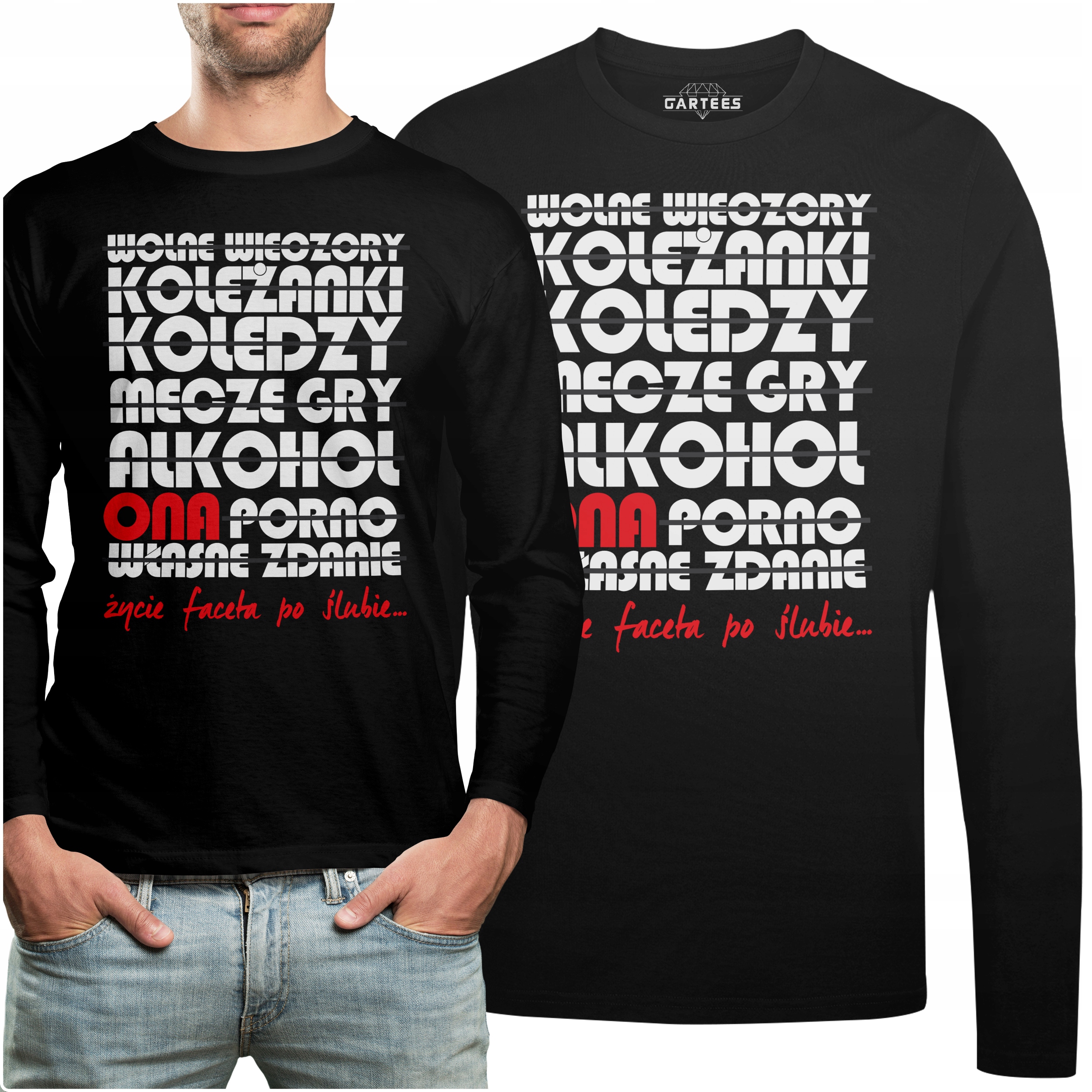 

Koszulka Long Wieczór Kawalerski Życie Po Ślubie