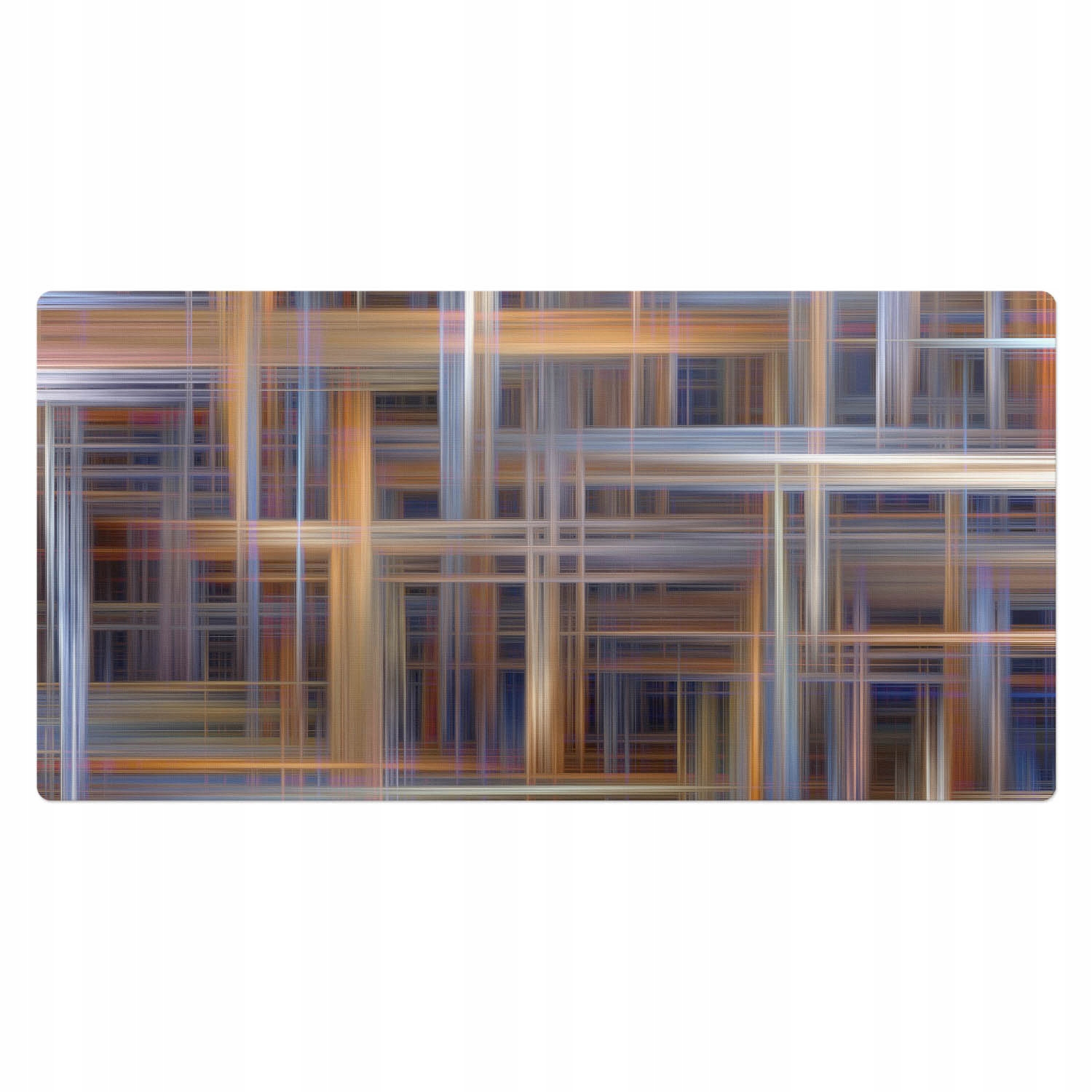 Ochranná podložka na psací stůl do kanceláře Linie v geometrickém uspořádání 100 x 50 cm