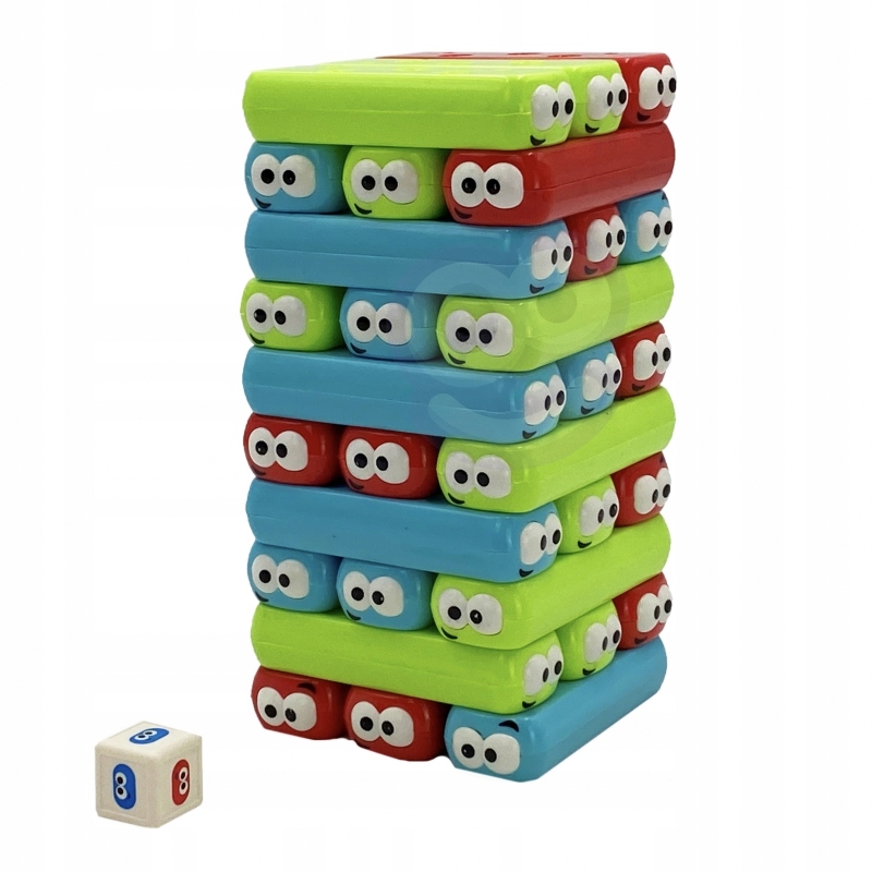 UKŁADANKA GRA ZRĘCZNOŚCIOWA WIEŻA ROBACZKÓW Minimalna liczba graczy 1