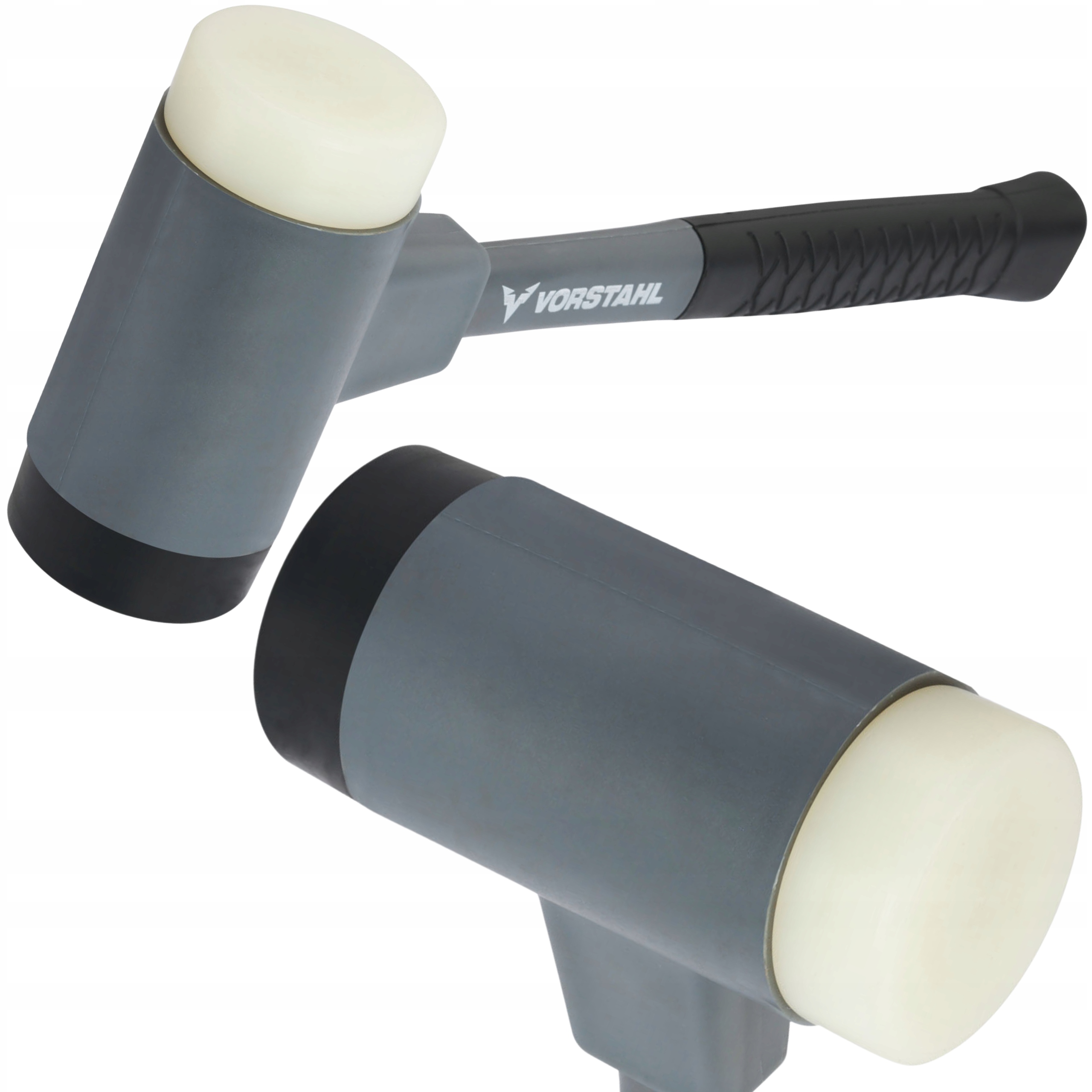 Młotek Plastikowy Gumowy Bezodrzutowy trzonek Fiberglass > 1350g < Vorstahl