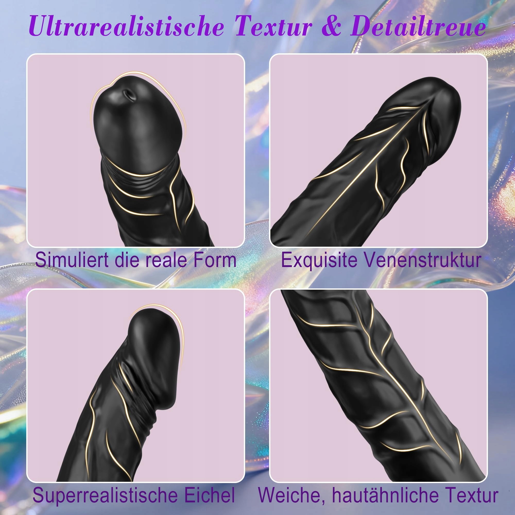 VIBRATION Zestaw Wibratorów Dla Kobiet 10 Trybów Stymulacja G Punktu — miniatura 3
