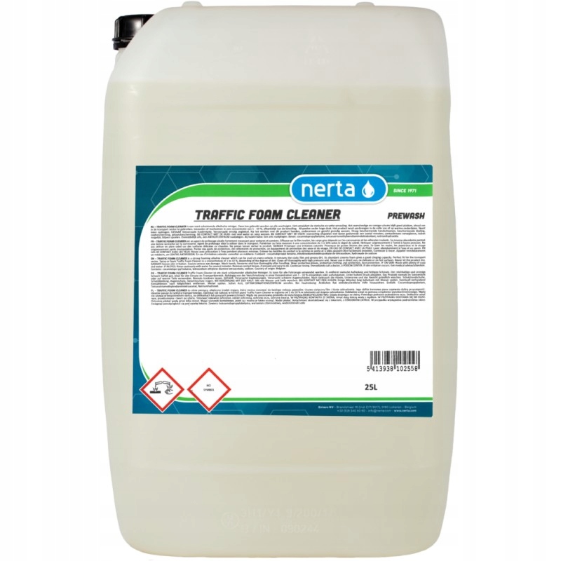 NERTa MOCNA AKTYWNA PIANA Traffic FOAM CLEANER Osobowe 25L PREWASH TRUCK