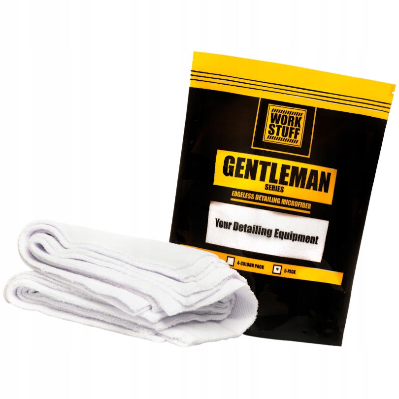 Work Stuff Gentleman 5-Pack White 5 Sztuk Zestaw Wszechstronnych Mikrofibr