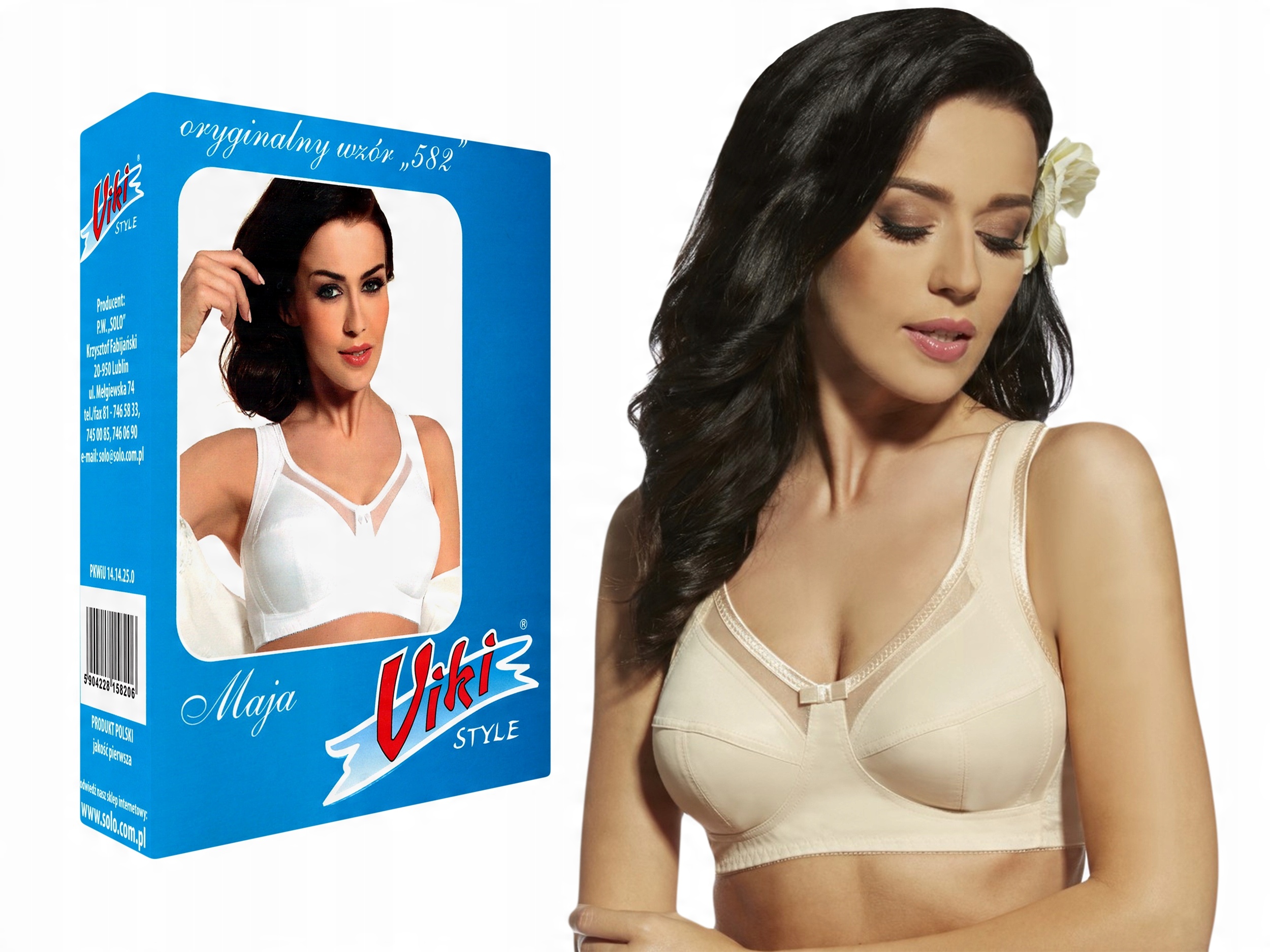 

biustonosz Viki Maja 582 , kolory , 90E