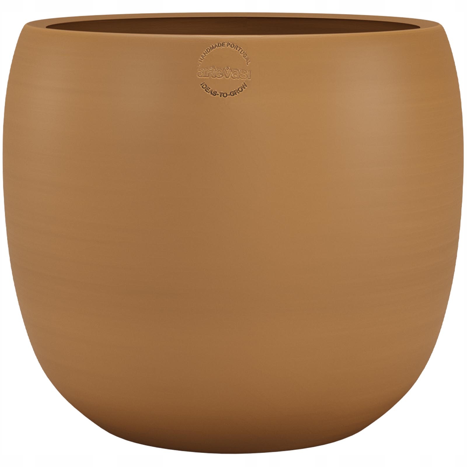 

Cibele 39 duże donice wykonane z ceramiki brązowe