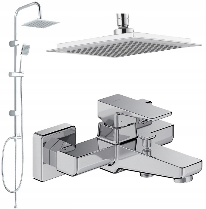 

Omnires Bateria wannowa Parma Deszczownica cubic