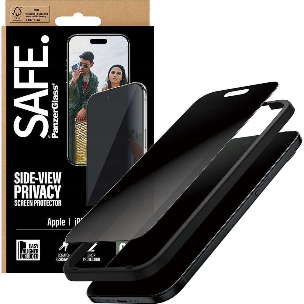 Szkło hartowane PanzerGlass do iPhone Air, wytrzymałe, ochronne, szybka