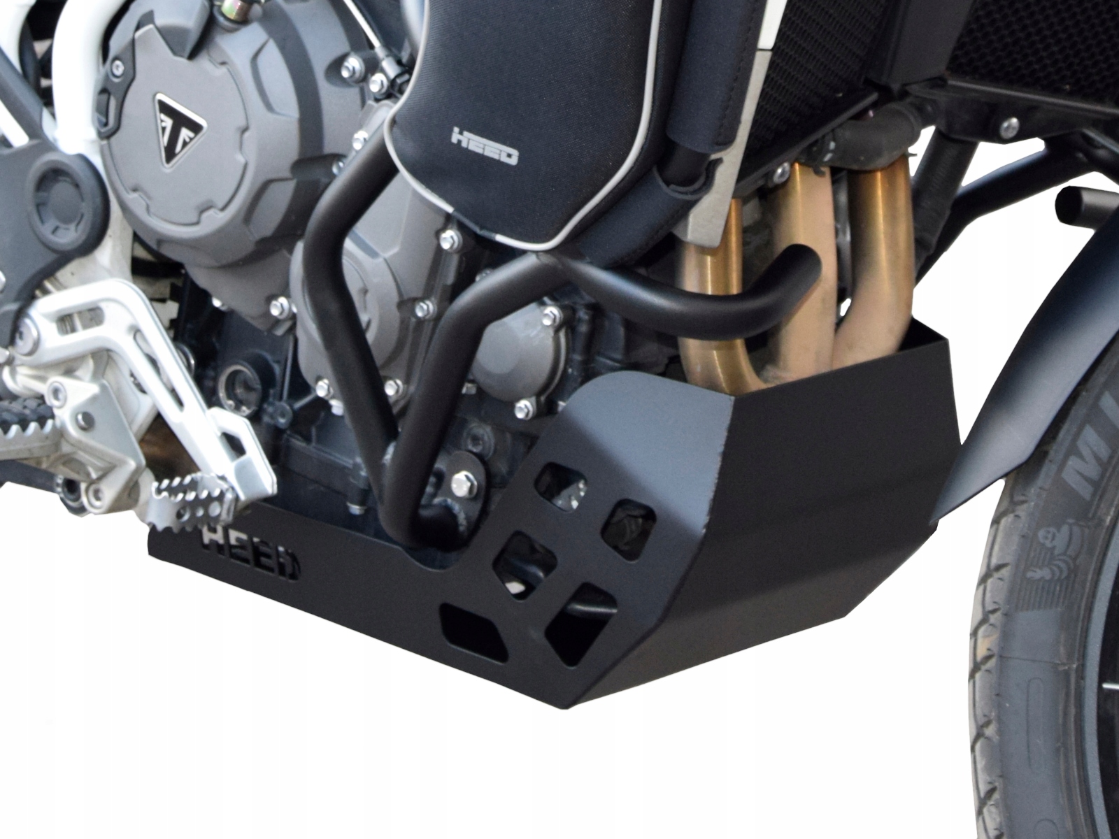 TRIOS0190CM4ALU - HEED захист двигуна ALU чорний TIGER 900 GT / Rally