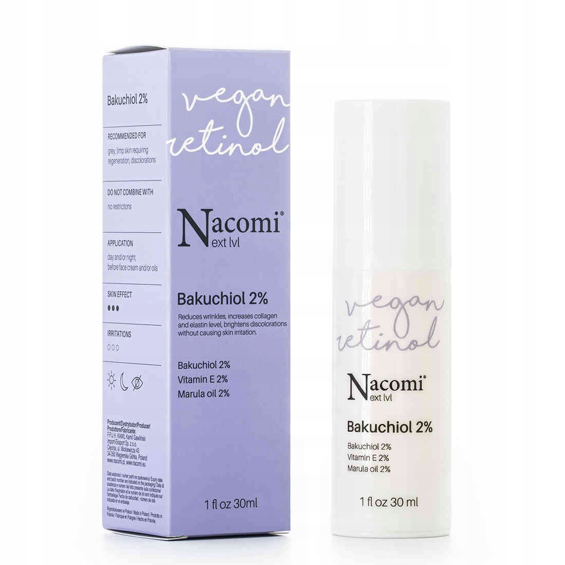 

Nacomi Next Lvl Serum Bakuchiol 2% 30ml
