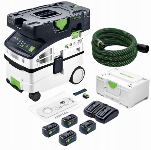Akumulátorový vysávač Ctlc MIDI I-Plus s energetickým setom Festool 577671