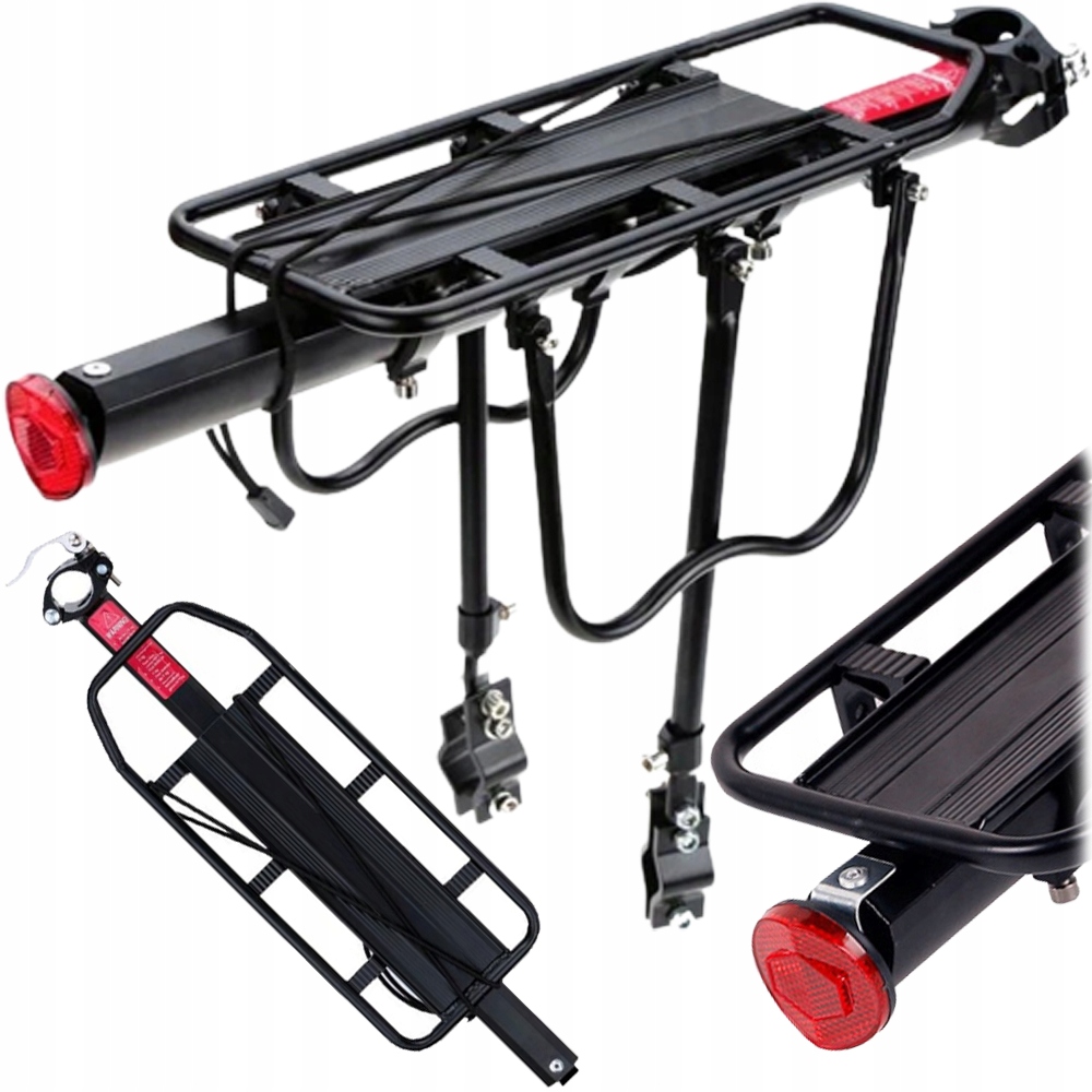 Zadní Nosič Jízdních Kol Hliníkový Univerzální 50 Kg Bike