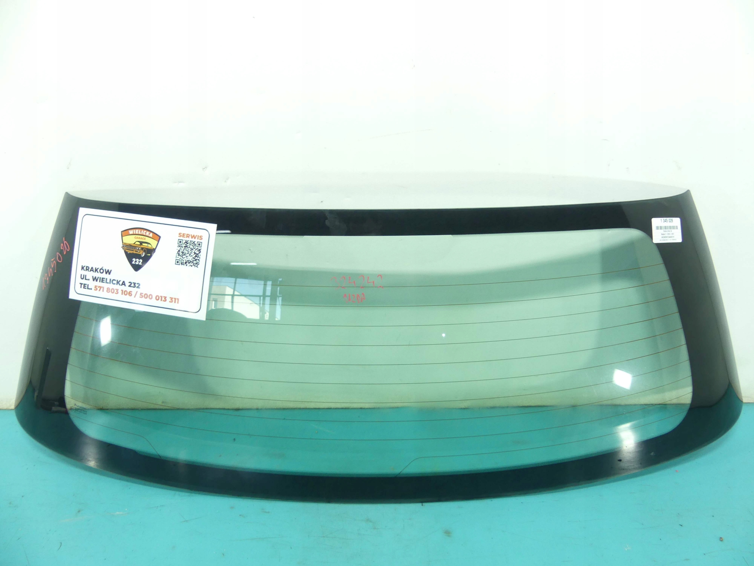 СКЛО ЗАД. ЗАДНЯ КРИШКИ БАГАЖНИКА MAZDA 2 I DY 03-07