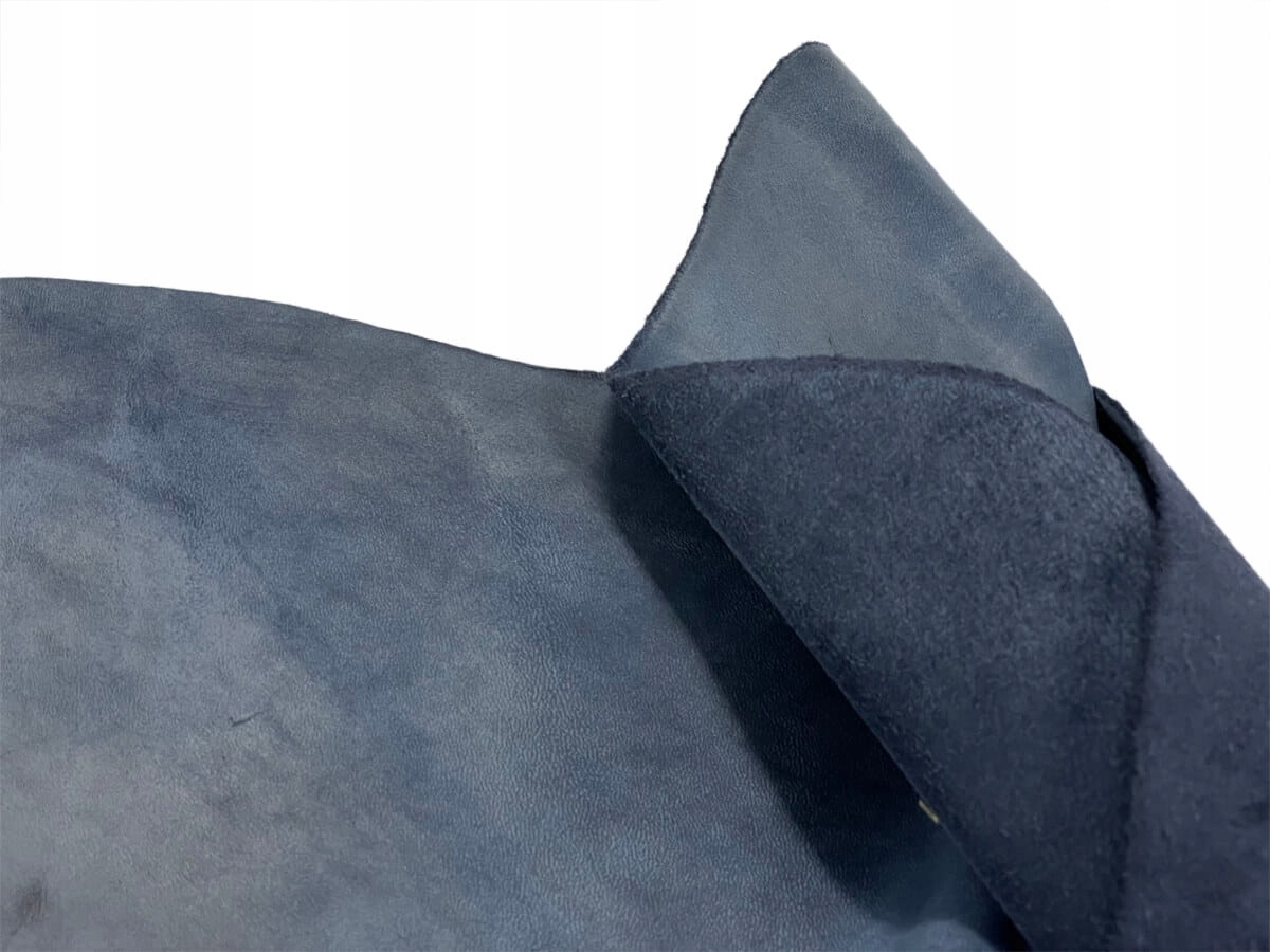 Přírodní kůže Nubukov granát Nubuk 100% 1,84m2