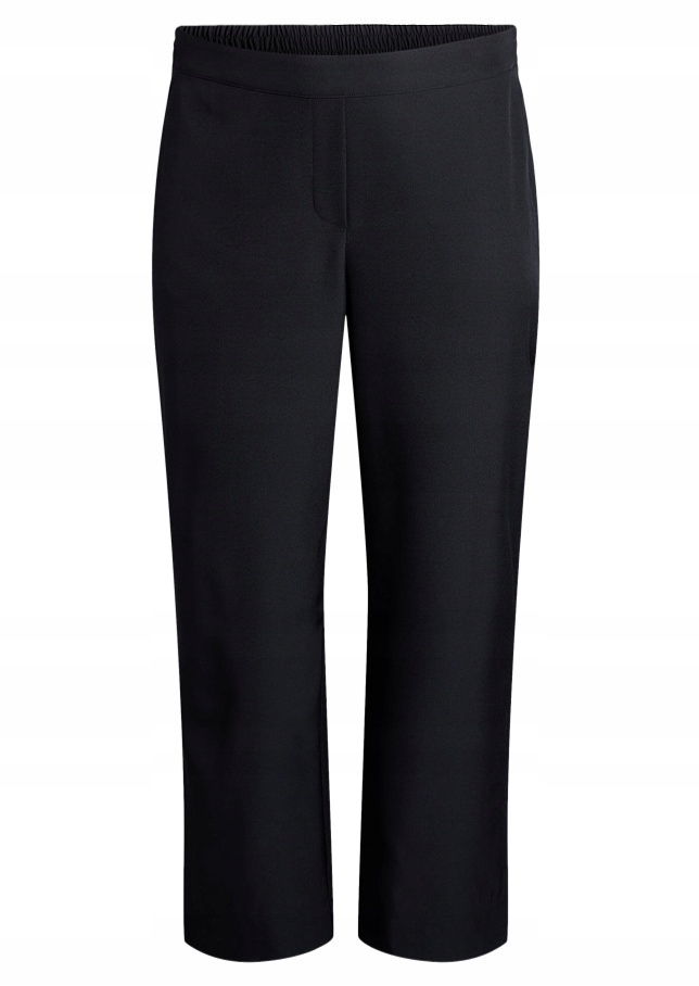 Plus Size Zizzi Klasické Černé Kalhoty S Rovnými Nohavicemi 042D 52