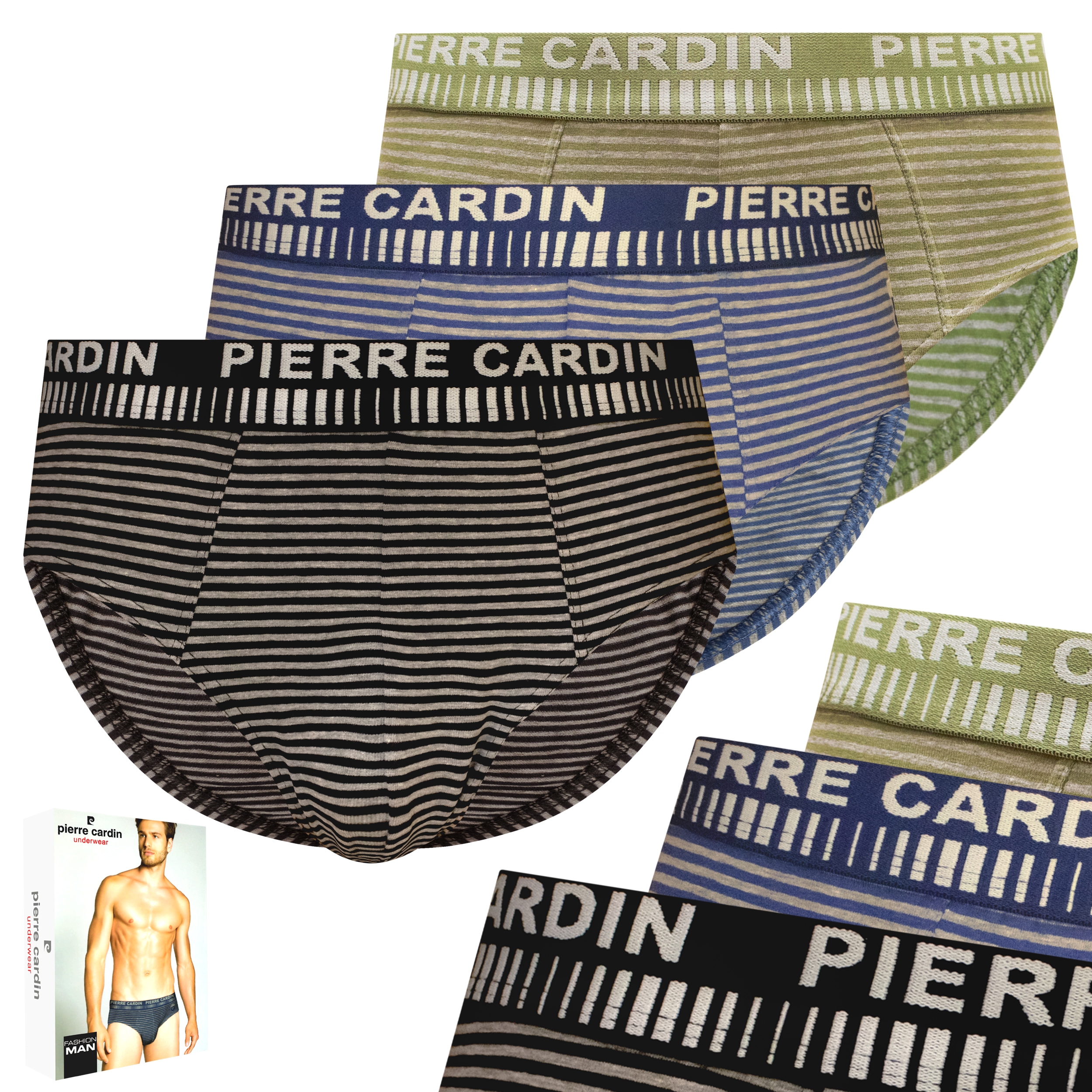 

Slipy majtki męskie Pierre Cardin C136 3-PAK, 6-XL