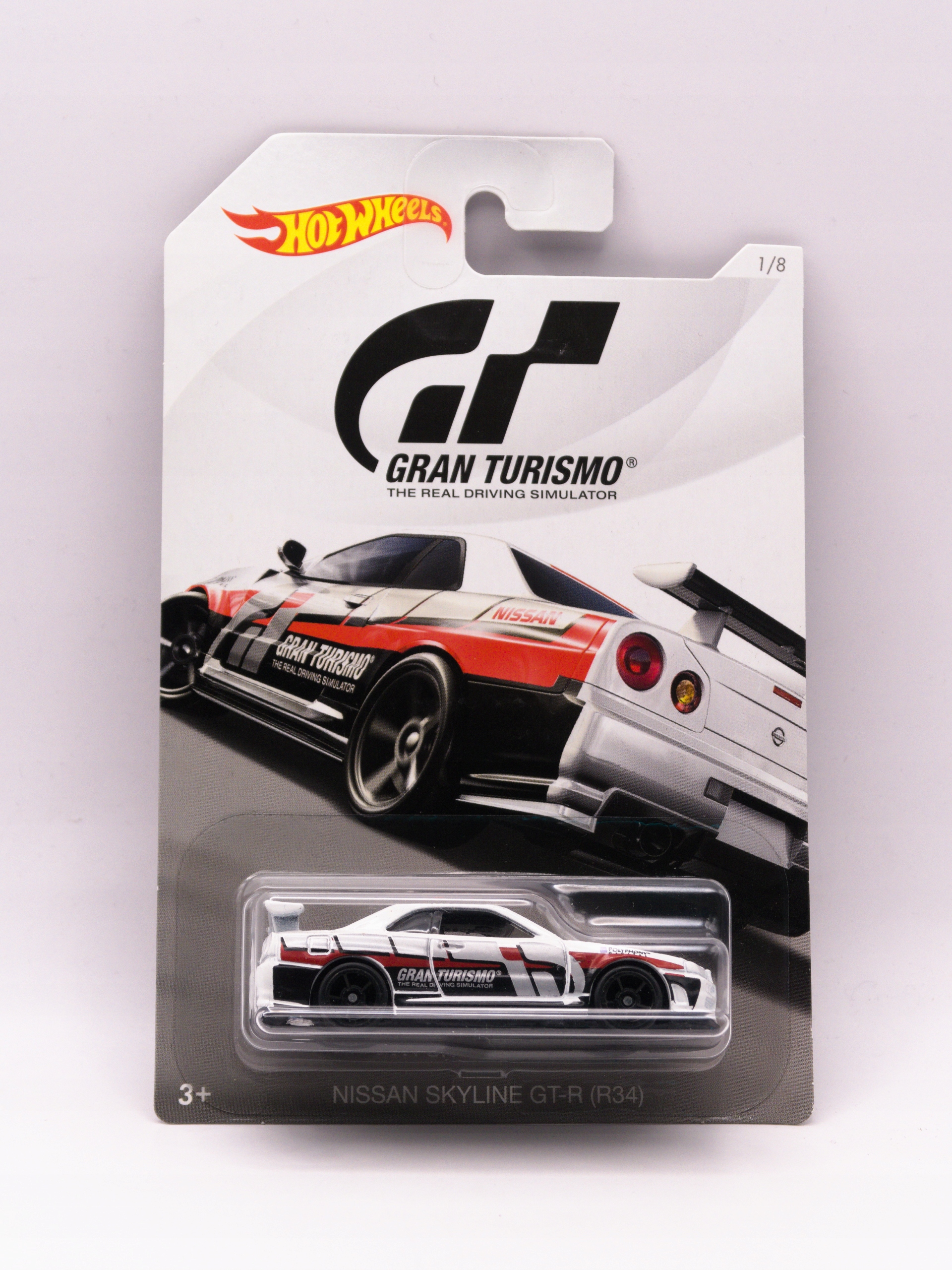 Hot Wheels Gran Turismo Nissan Skyline Gt-r R34 Biały