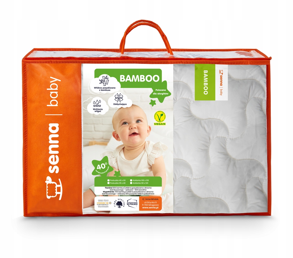 

Kołdra Z Poduszką Senna Baby Bamboo 100 X 135 CM