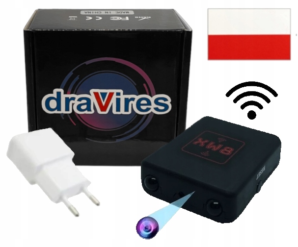 Mini kamera dravires K10 WIFI Full HD (1920 x 1080), (0791741177792 ...