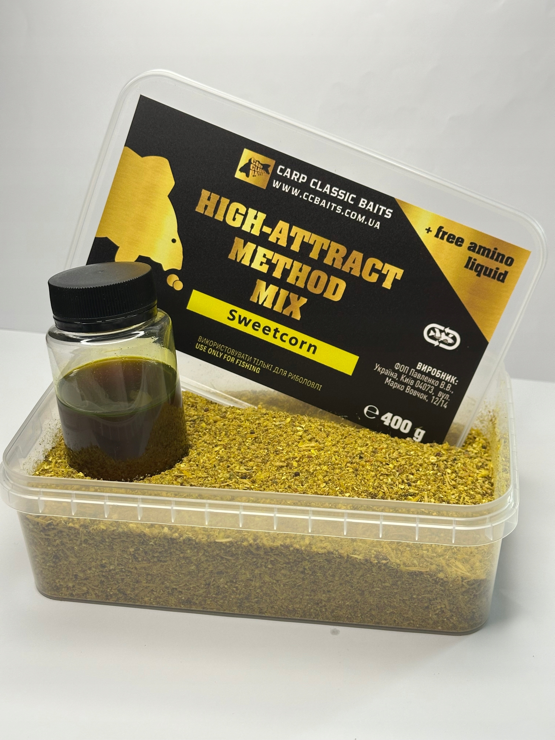 Method MIX Carp Classic Baits 400g Liquid Sweetcorn