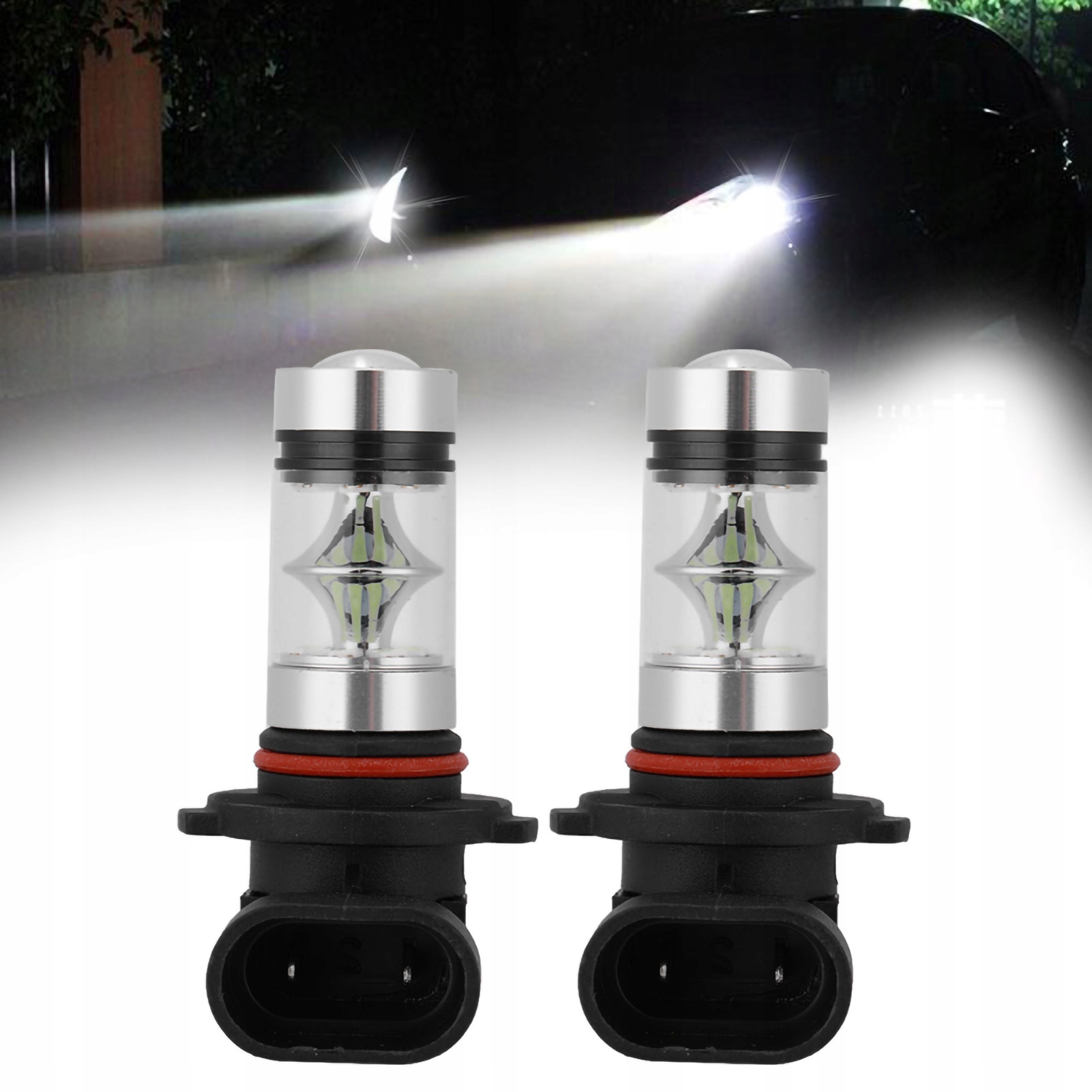 2 SZTUK H10 10W 8000K BIAŁE ŻARÓWKI LED Producent części Inny