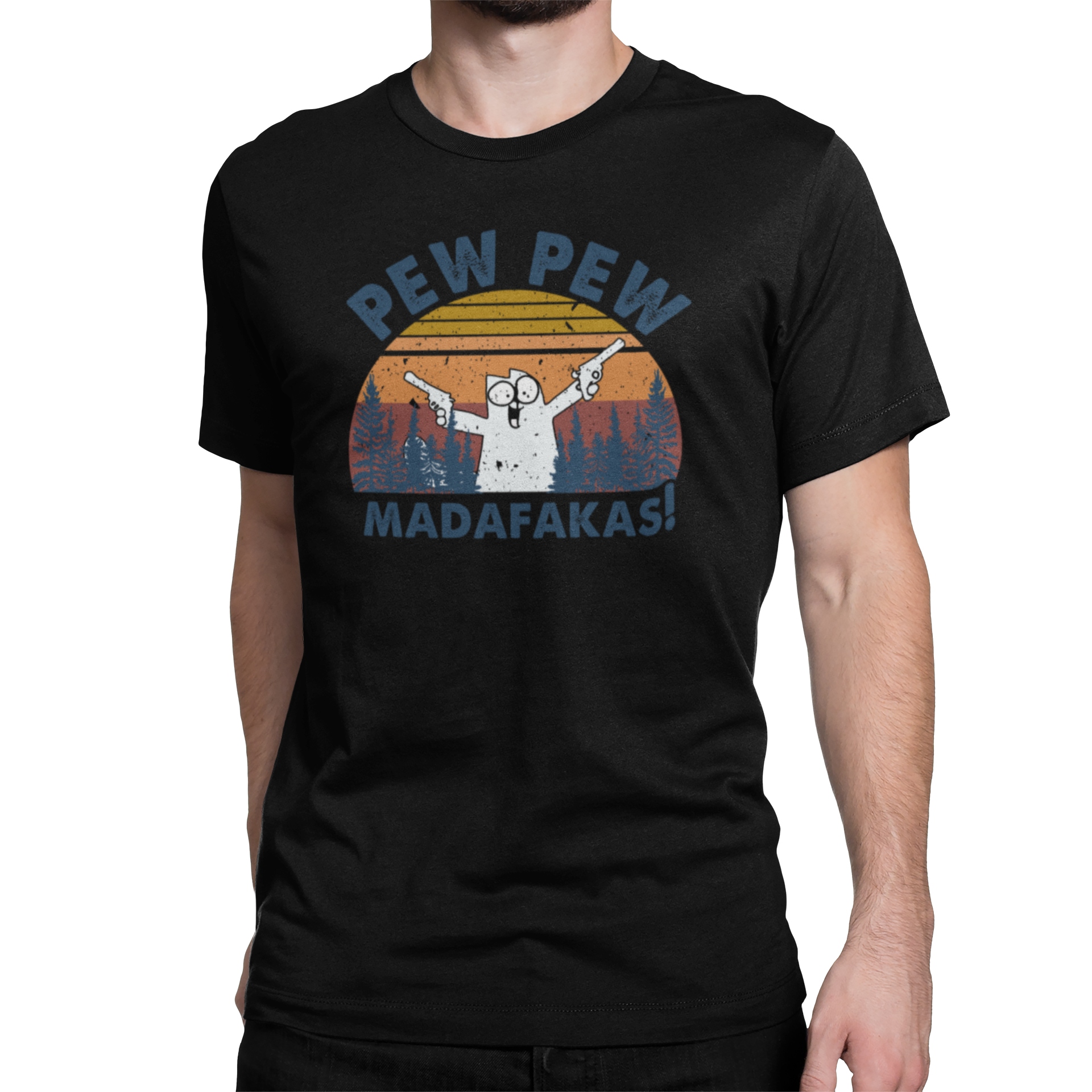 

koszulka Madafakas Pew Pew czarna r.S