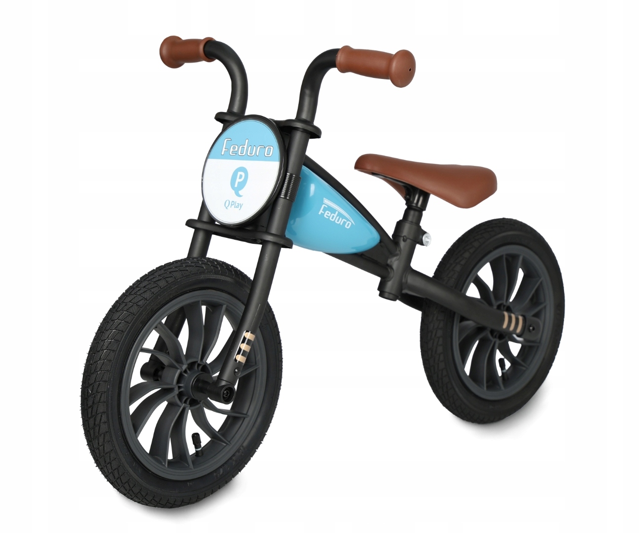 Qplay Rowerek Biegowy Feduro Blue dla dzieci 3-6 lat dla przedszkolaka
