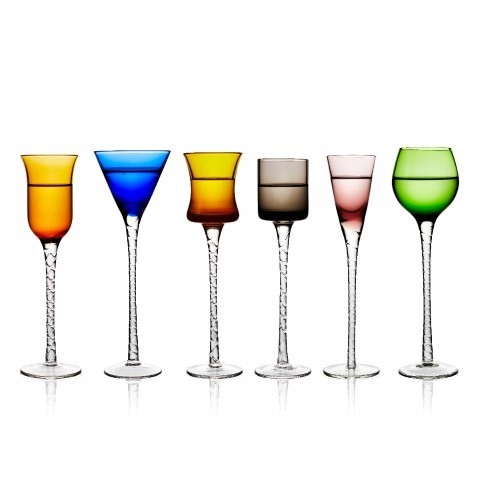 Skleničky na šnaps Aquavit London 6 kusů mix, Lyngby Glas