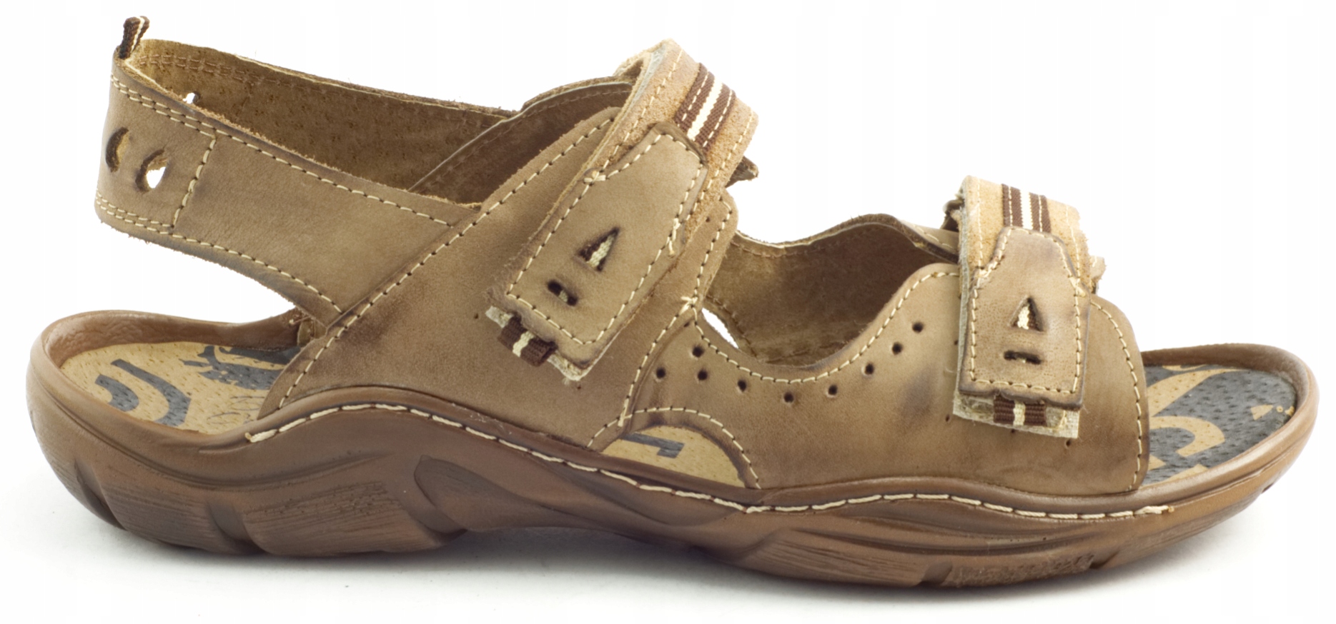 

Buty Sandały Olivier Skóra 448 Brąz Polskie 47