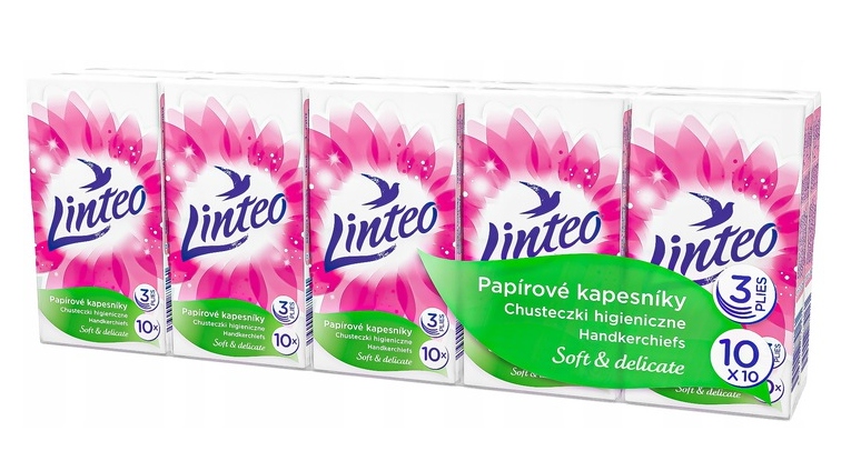 

Chusteczki higieniczne Linteo Satin 3warst. 10szt.