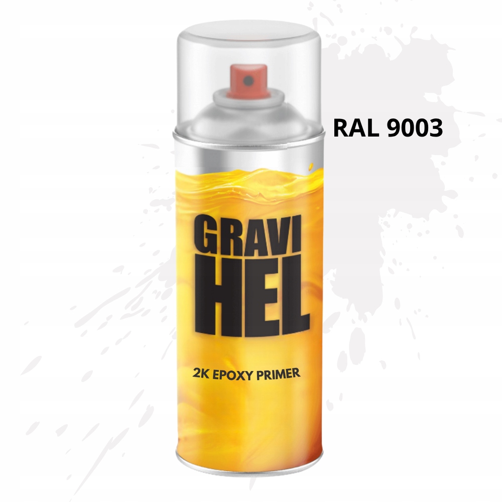 Ral 9003 2K Podkład Biały Epoksydowy Antykorozyjny Do Stali Spray 400ML