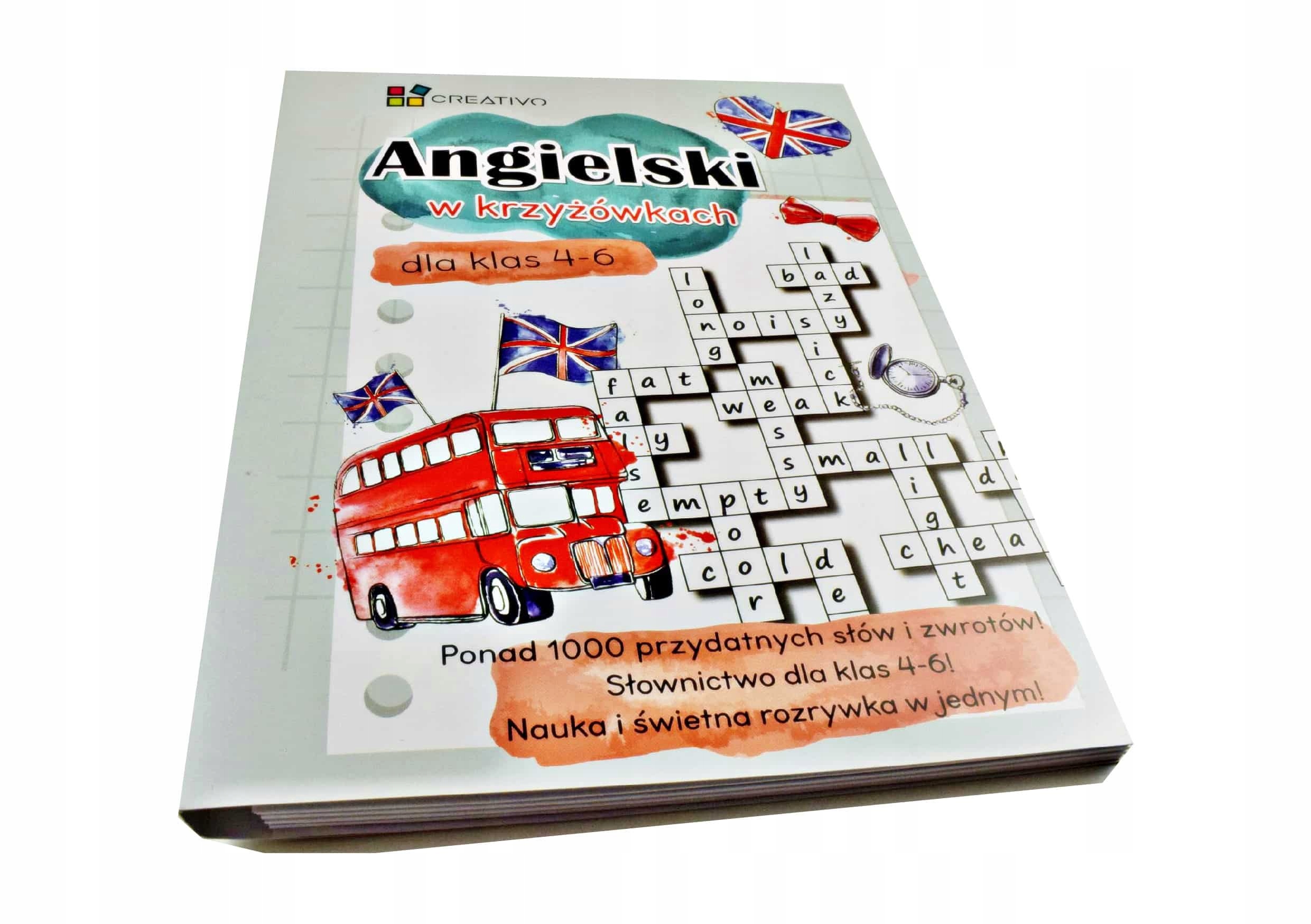 Angielski w krzyżówkach dla klas 4-6