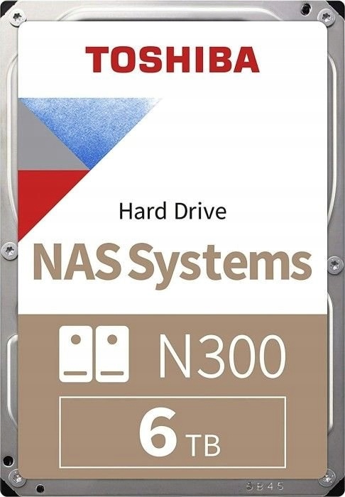 

Dysk twardy Toshiba N300 6TB HDWG460UZSVA 3,5''