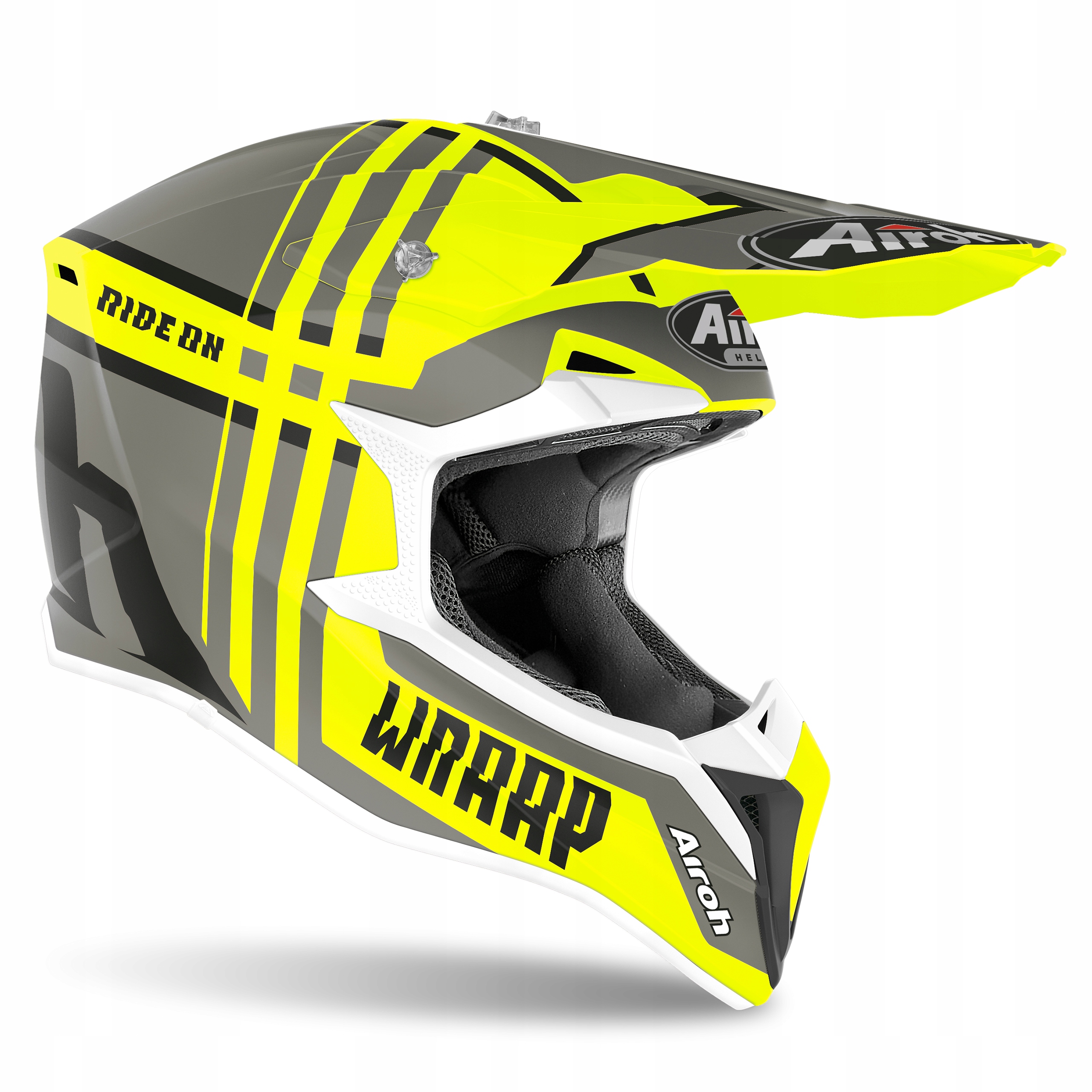 KASK AIROH WRAAP BROKEN YELLOW MATT XL Producent Airoh