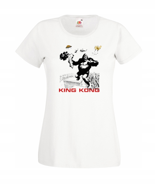 

XXL Koszulka Damska King Kong Goryl Atakuje Wzór