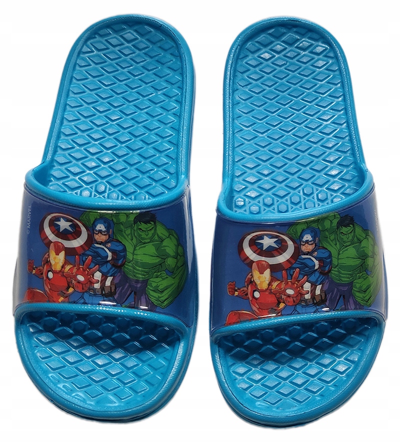 AVENGERS KLAPKI BASENOWE CHŁOPIĘCE HULK MARVEL R33 Marka Marvel